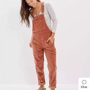 American Eagle corduroy overalls size xs